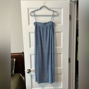 Zara Light Blue Midi Dress